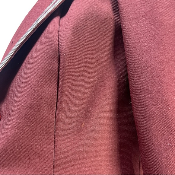 VTG 70's Burgundy Brown Watts Doin Blazer & matching Vest VTG Sz 7/8 - Picture 7 of 16